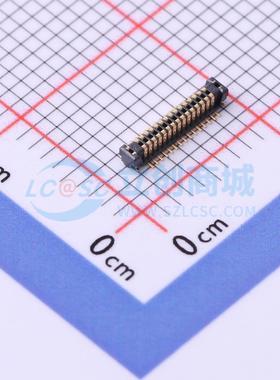 板对板与背板连接器 AXT430124 SMD,P=0.4mm 立贴 电子元器件配单