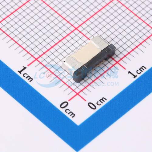 连接器 HB-FPC-05LBXJ-H208P SMD,P=0.5mm,卧贴 抽屉式 8P 下接