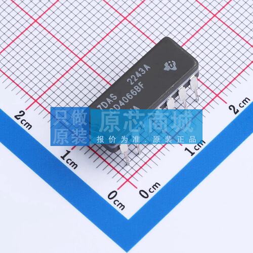 信号开关/编解码器/多路复用器 CD4066BF CDIP-14 原装正品 电子