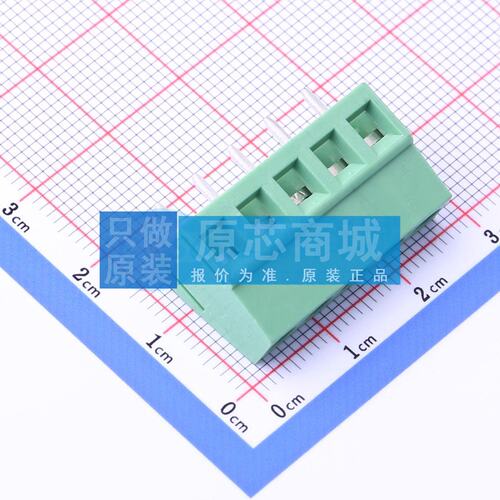 螺钉式接线端子 DB128V-5.08-5P-GN-S 插件,P=5.08mm 1x5P 原装
