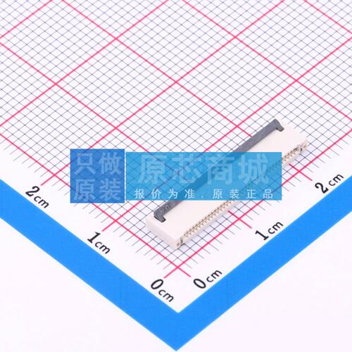 连接器 BX-FPC05-2H36PSX SMD,P=0.5mm,卧贴 翻盖式 36P 双侧触点