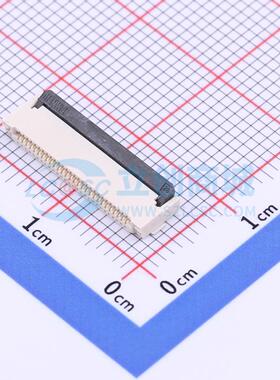 连接器 KH-FPC0.5-H2.0SMT-28P-QCHF SMD,P=0.5mm 翻盖式 28P