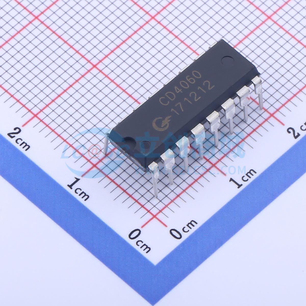 计数器/分频器 CD4060DA.TB DIP-16 原装正品 电子元器件配单