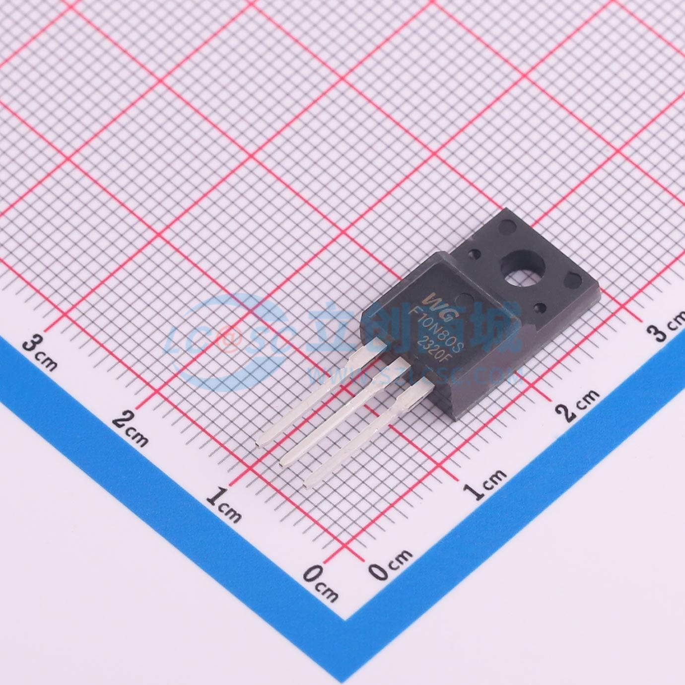 场效应管MOS WGF10N80S TO-220F 800V 10A Wild Goose(威谷)