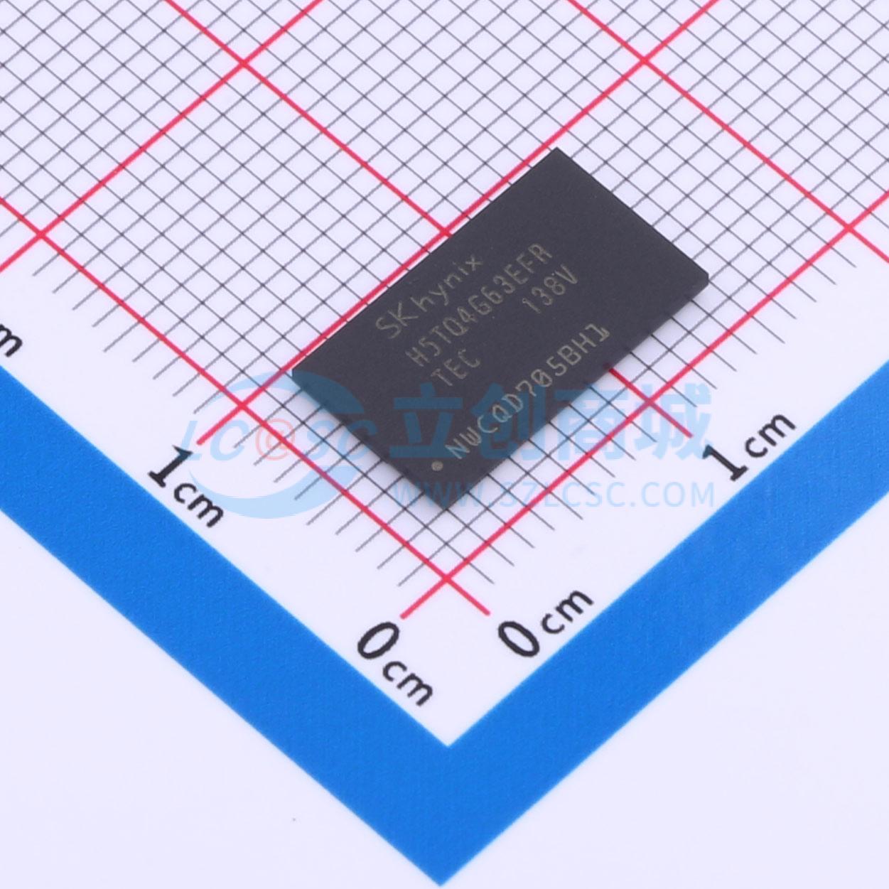 DDR SDRAM H5TQ4G63EFR-TEC FBGA-96 原装正品 电子元器件配单