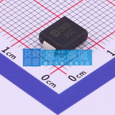 TVS/ESD管 1.5SMC30CA/TR13 SMC(DO-214AB) 25.6V 36.7A 君耀