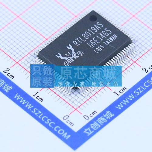 以太网收发器 RTL8019AS-LF TQFP-100(14x20) 电子元器件配单