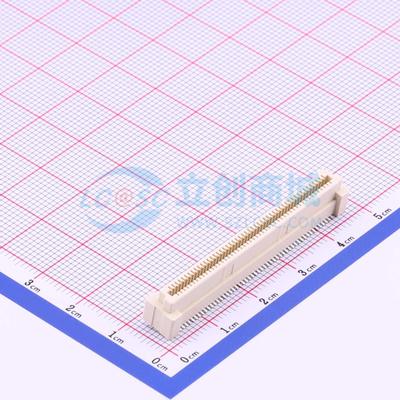 板对板与背板连接器 61082-102400LF SMD,P=0.8mm 立贴 原装正品