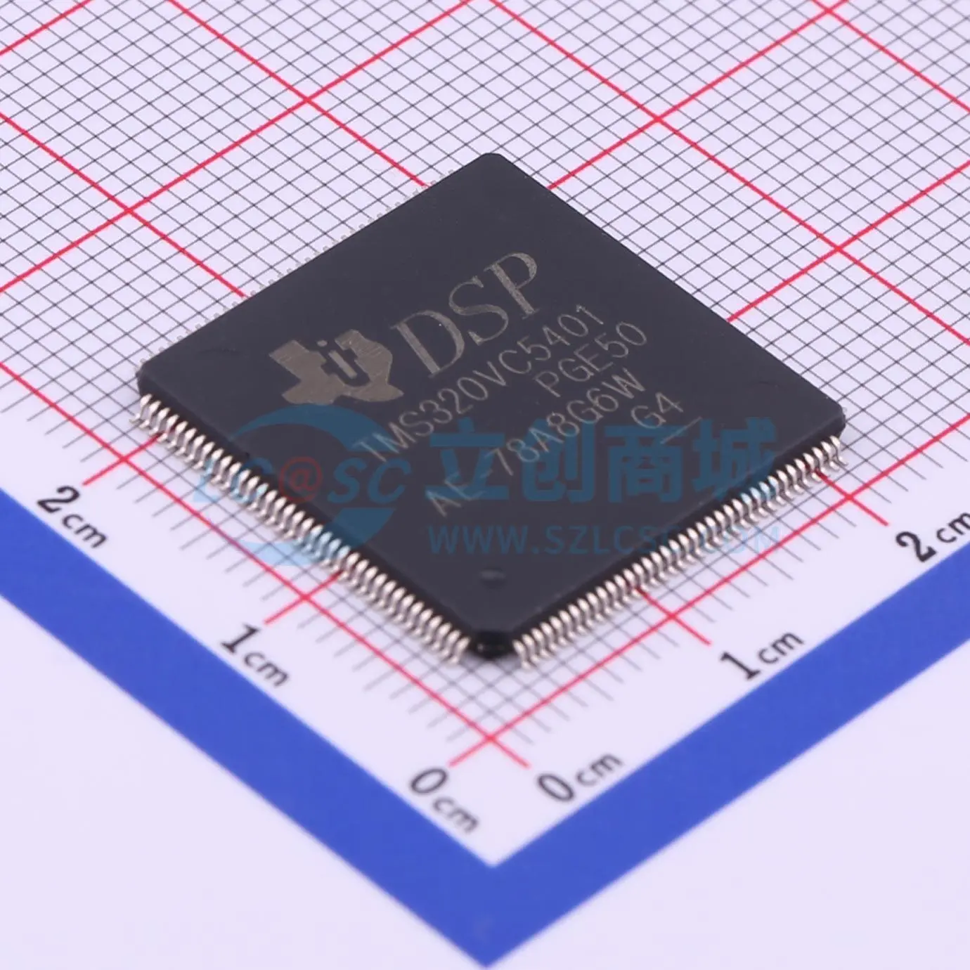 数字信号处理器(DSP/DSC) TMS320VC5401PGE50 LQFP-144(20x20)