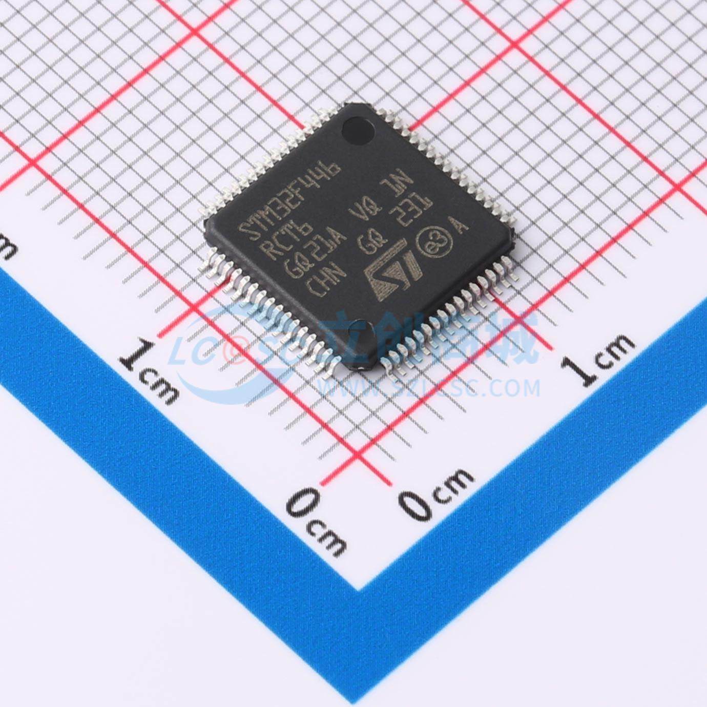 单片机(MCU/MPU/SOC) STM32F446RCT6TR LQFP-64(10x10) 原装正品