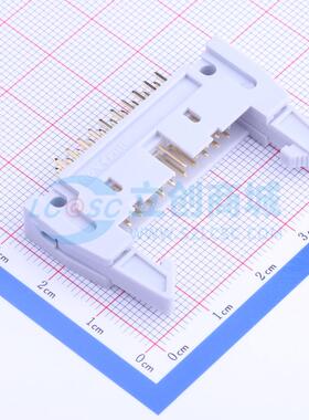 连接器 Z-230010820209 插件,P=2.54mm 2x10P 牛角扣