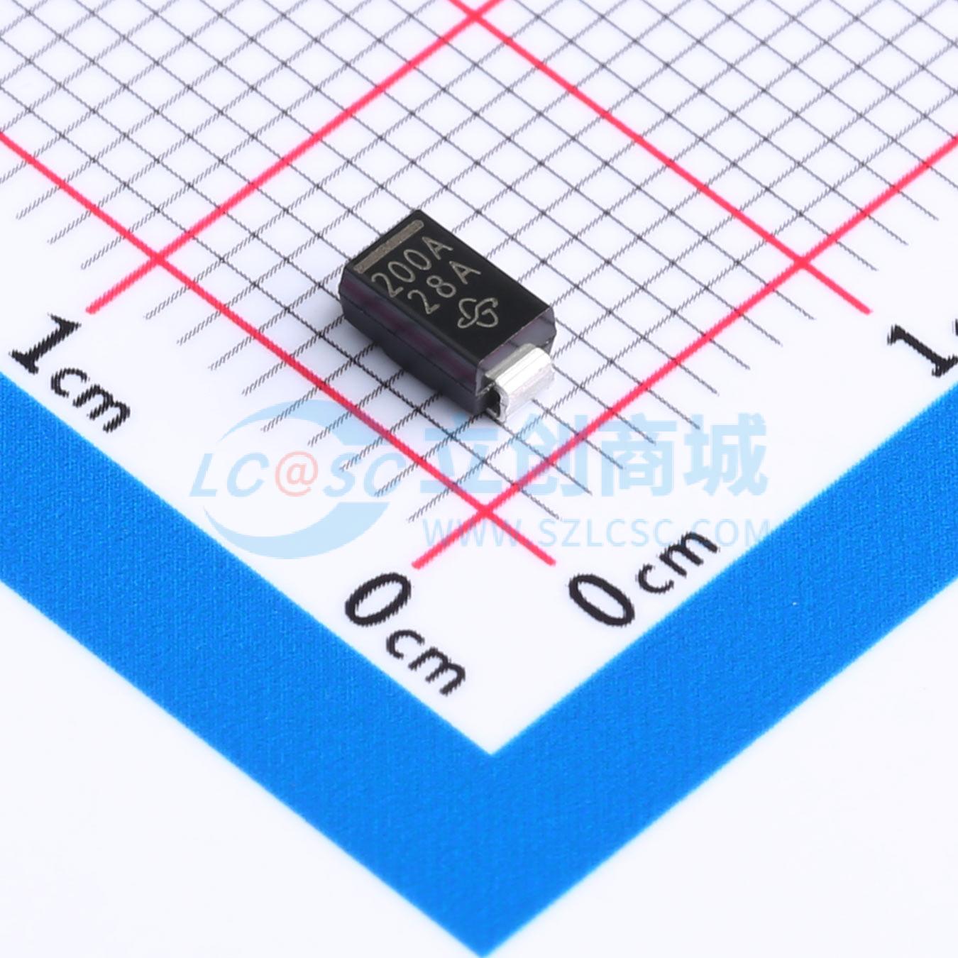 TVS/ESD管 P4SMA200A-E3/61 SMA(DO-214AC) 171V 1.1A 原装正品