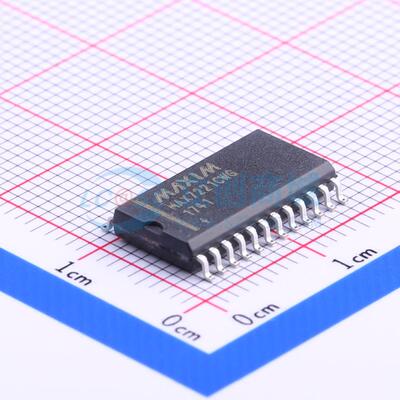 数码管驱动 MAX7221CWG+T SOIC-24-300mil 原装 电子元器件配单