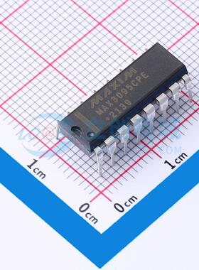 RS-485/RS-422芯片 MAX3095CPE+ PDIP-16 原装 电子元器件配单