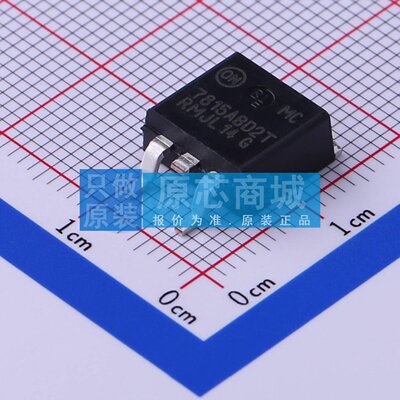 线性稳压器(LDO) MC7815ABD2TR4G D2PAK-3 原装 电子元器件配单