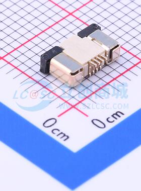 连接器 F0500WR-S-04PNLNG1GB0R SMD,P=0.5mm,卧贴 抽屉式 4P 下