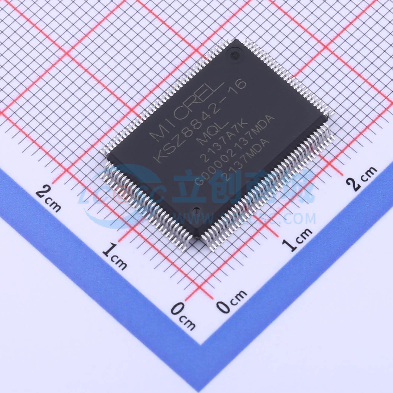 其他接口 KSZ8842-16MQL PQFP-128(20x14) 原装 电子元器件配单