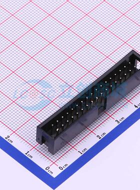 连接器 321034SG0ABK00A01 插件,P=2.54mm 2x17P 简牛座