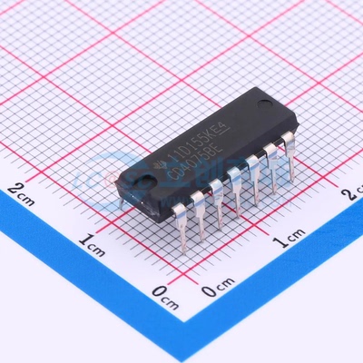 逻辑门 CD4075BE DIP-14 原装正品 电子元器件配单