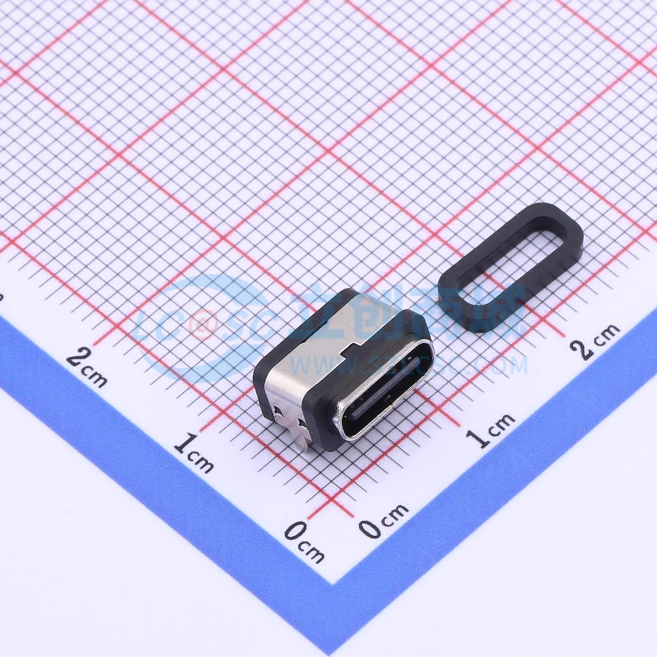 USB连接器 B0404-ATCF-06-005 SMD 母 6P 原装 电子元器件配单