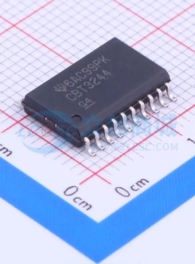 模拟开关/多路复用器 SN74CBT3244DWR SOIC-20-300mil 原装正品
