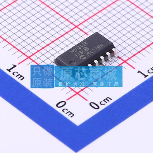 模数转换芯片ADC MCP3428-E/SL SOIC-14 原装正品 电子元器件配单