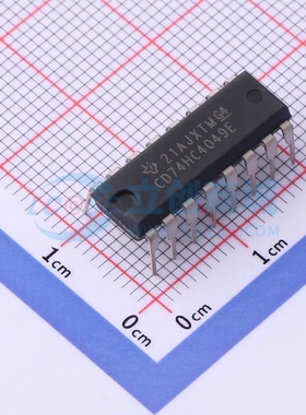 缓冲器/驱动器/收发器 CD74HC4049E PDIP-16 原装正品 电子元器件