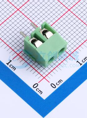 螺钉式接线端子 DB301V-3.96-2P-GN-S P=3.96mm 电子元器件配单