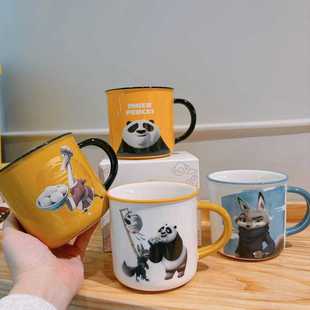 COSTA杯子功夫熊猫办公室大容量高颜值卡通陶瓷喝牛奶咖啡马克杯