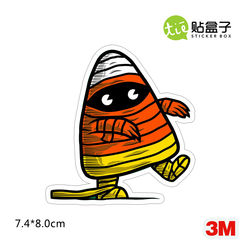 潮牌行李箱贴纸欧美复古手机ip笔记本个性小贴纸