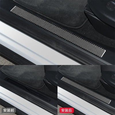 适用于特斯拉ModelX碳纤维门槛条