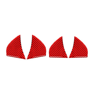 饰贴改装 Jazz红色碳纤维方向盘按键装 内饰 fit 适用于本田飞度GK5