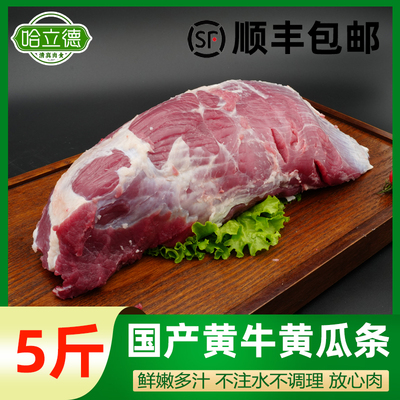 5斤新鲜黄牛肉黄瓜条山东