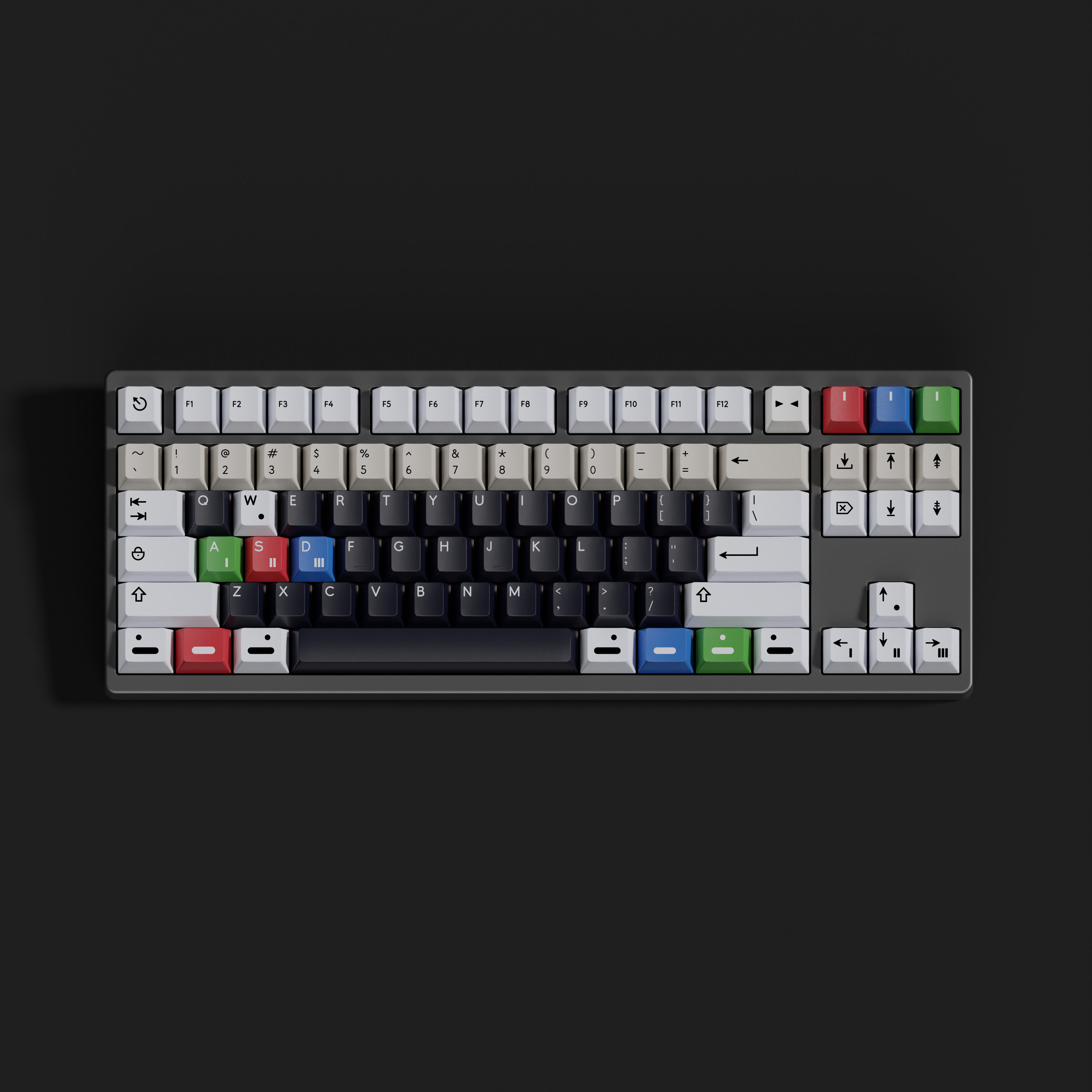 VIBE: R2 RESONANCE-CUSTOMIZED MECHANICAL KEYBOARD PBT SUBLIMATION ORIGINAL HEIGHT KEYCAP SPLIT SPACE