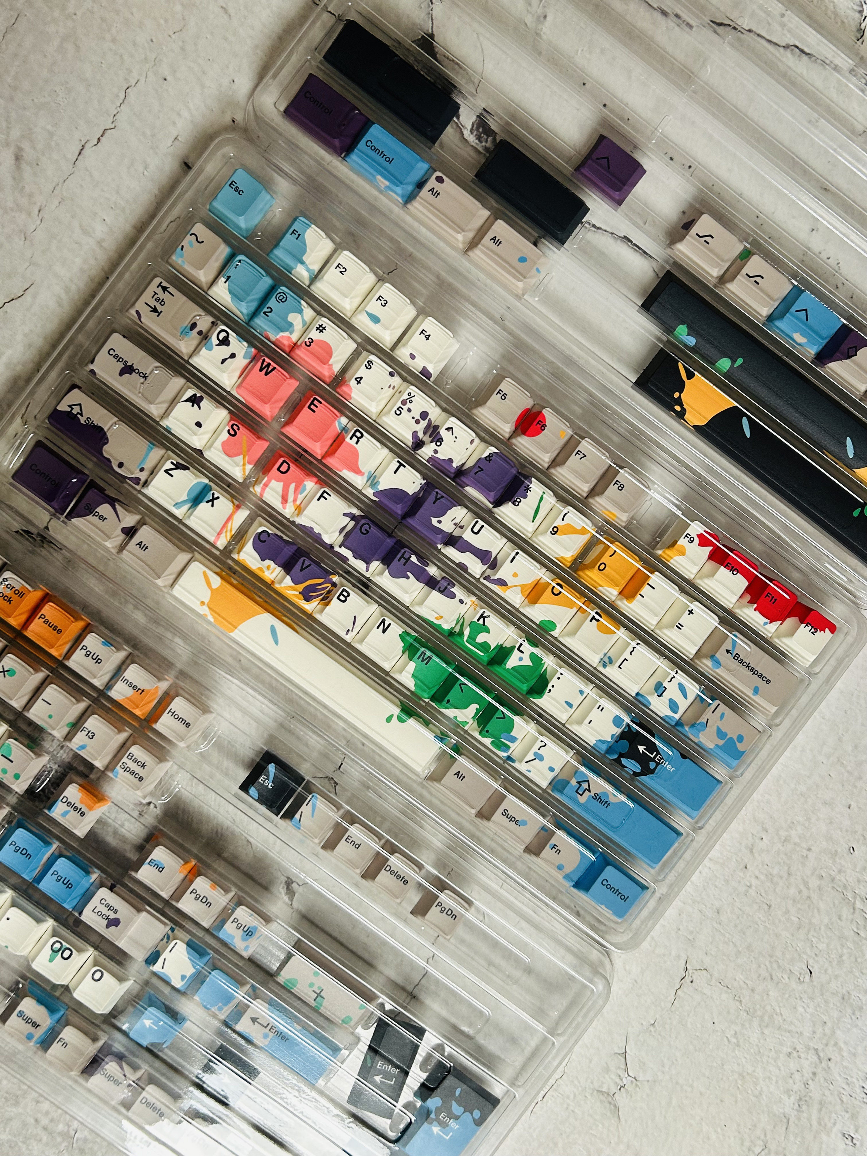 ゾン100 -CUSTOMIZED KEYBOARD PBT SUBLIMATION ORIGINAL HEIGHT KEYCAP SPLIT SPACE