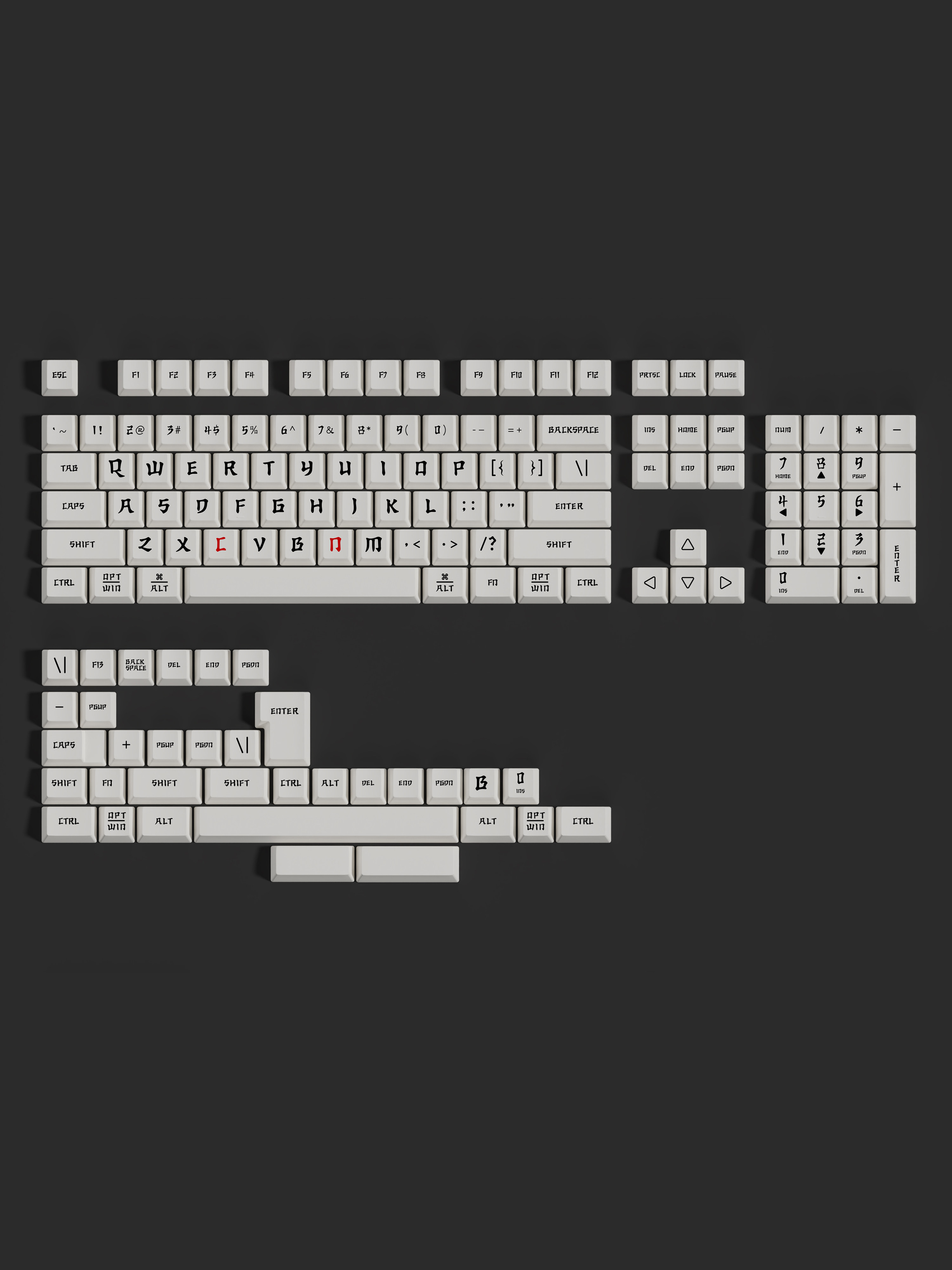 CHINESE CHARACTER CULTURE THEME: KEYCAP CUSTOMIZATION PBT FIVE-SIDED SUBLIMATION ORIGINAL HEIGHT KEYCAP SPLITTING SPACE