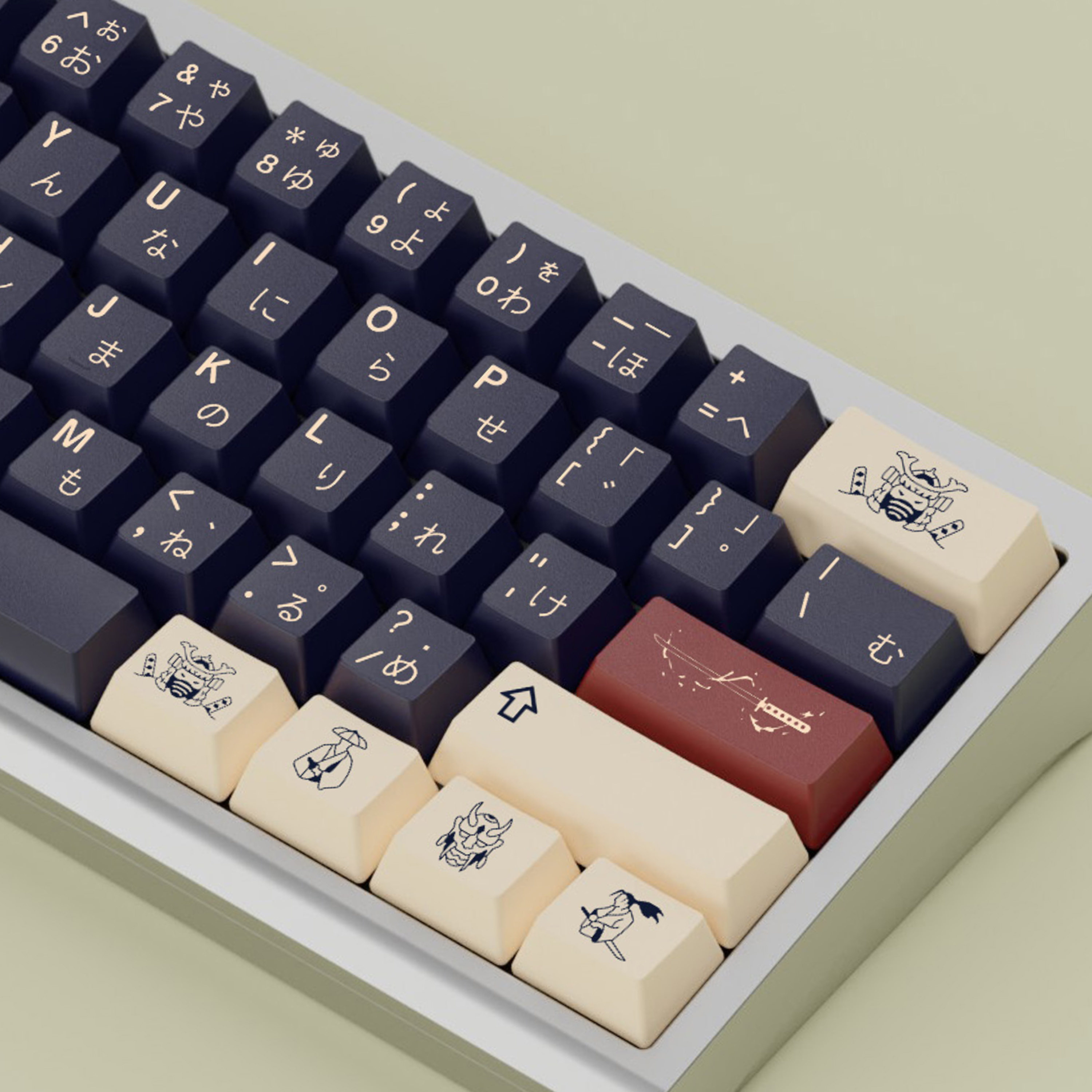 RONIN RNIN-CUSTOM KEYBOARD PBT SUBLIMATION ORIGINAL HEIGHT KEYCAP SPLIT SPACES