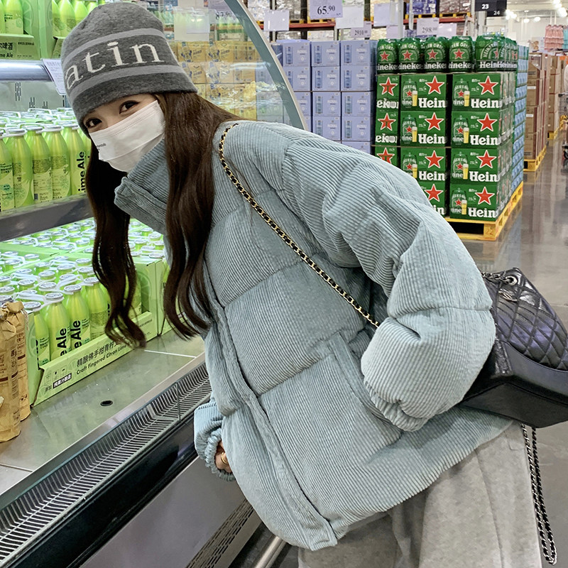 短款灯芯绒棉服8418-P190-K298,女装棉衣/棉服,2C231