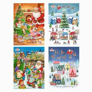 德国进口windel圣诞日历牛奶巧克力卡通多造型巧克力礼物盲盒75g