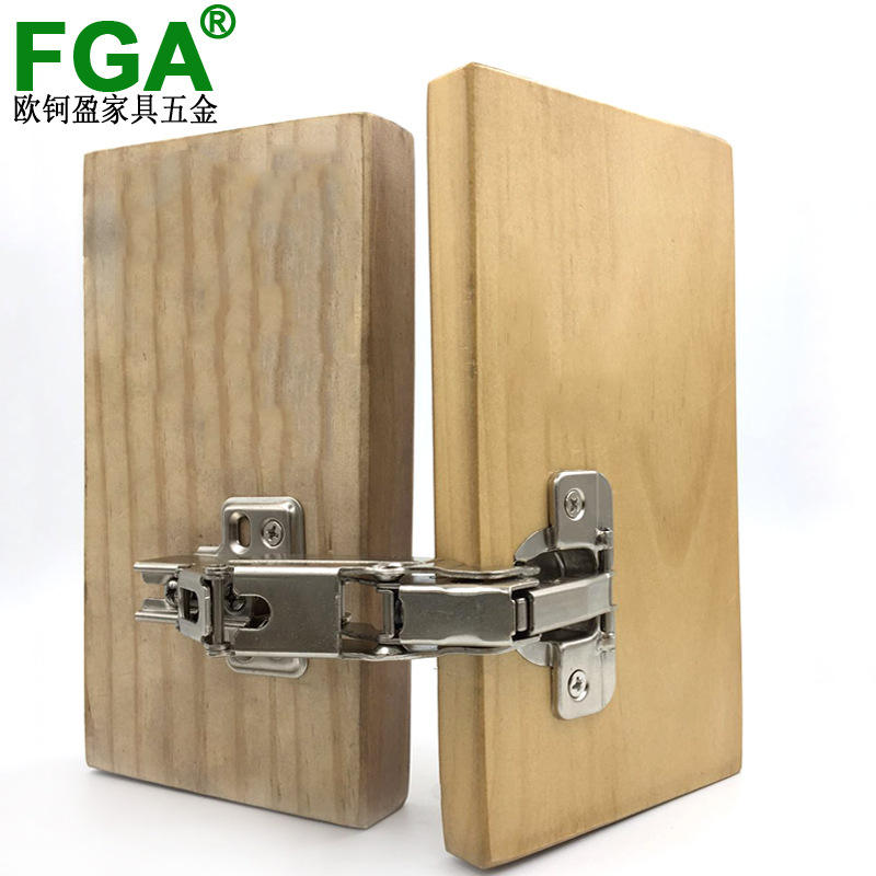 厚门板铰链 大角度开启柜门合页 165度 175度转角门铰链