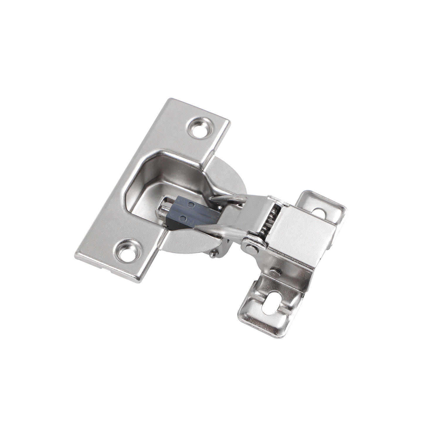 16mm超短短臂二段力铰链电箱柜门橱柜阻尼缓冲极窄侧板35杯门铰