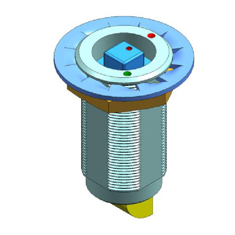 行李箱玻璃门防盗圆柱锁304不锈钢机箱机柜门锁可配电箱控制门锁