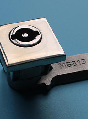 珂斯达厂家直销MS813S不锈钢转舌锁 机箱机柜锁 工业电柜箱锁