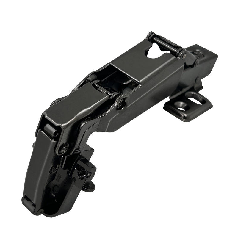 铝框门165度阻尼铰链大角度175度液压转角柜极简窄边铝框玻璃门铰