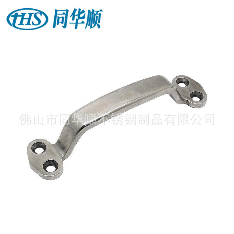 DMK209不锈钢拉手 304实心加厚4孔拉手 简约家具柜门机盖明装把手