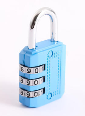 珂斯达亚马逊黑色密码挂锁健身房锌合金防盗箱包密码锁KSD-8002