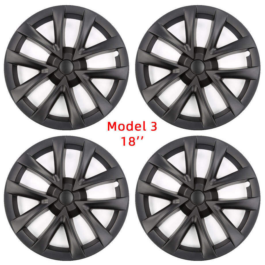 适用于特斯拉焕新Model 3 18寸全包轮毂盖轮毂保护盖外饰配件改装