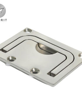 316不锈钢方形地板锁扣76x56mm 工厂直发游艇舱盖大方拉手甲板扣