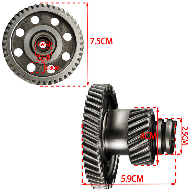 摩托车改装配件CG125凸轮轴三件套总成精细做工发动机凸轮轴耐磨