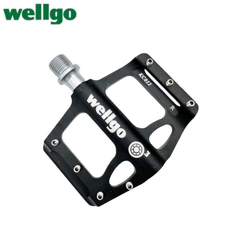 正品台湾维格WELLGO公路超轻自行车脚踏KC012双DU培林轴承脚踏板